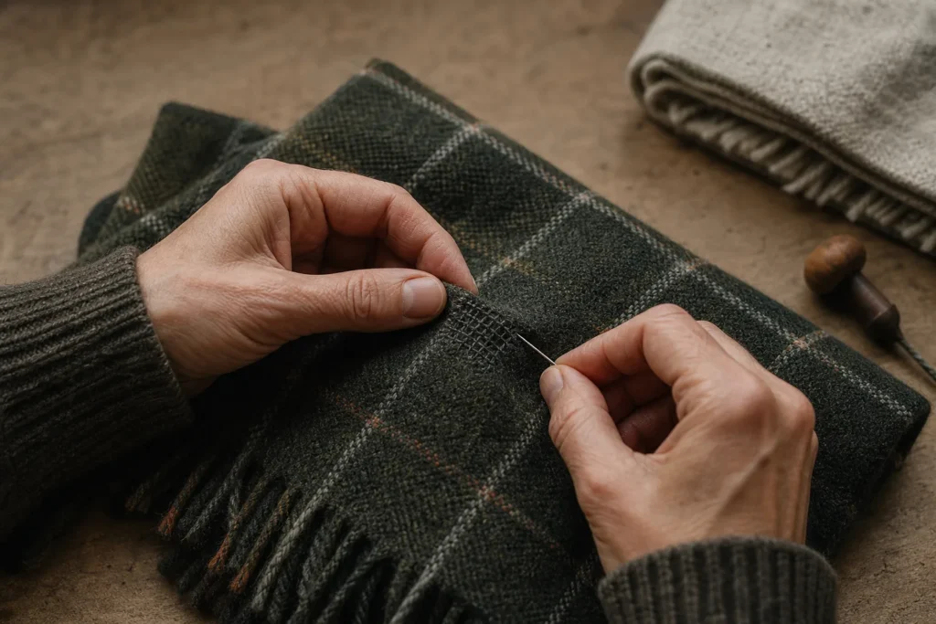 How to fix a pulled thread.